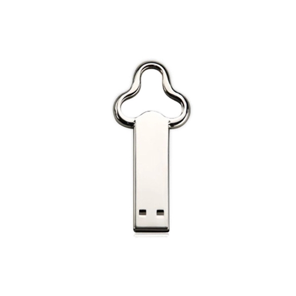 Bowie - Stainless steel key shaped UDP flash drive. - Image 7