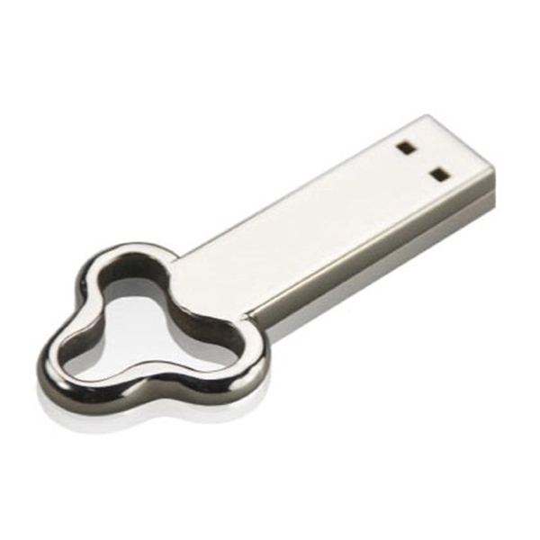 Bowie - Stainless steel key shaped UDP flash drive. - Image 8