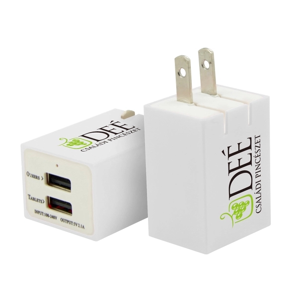 Wedge USB Wall Charger - Image 1
