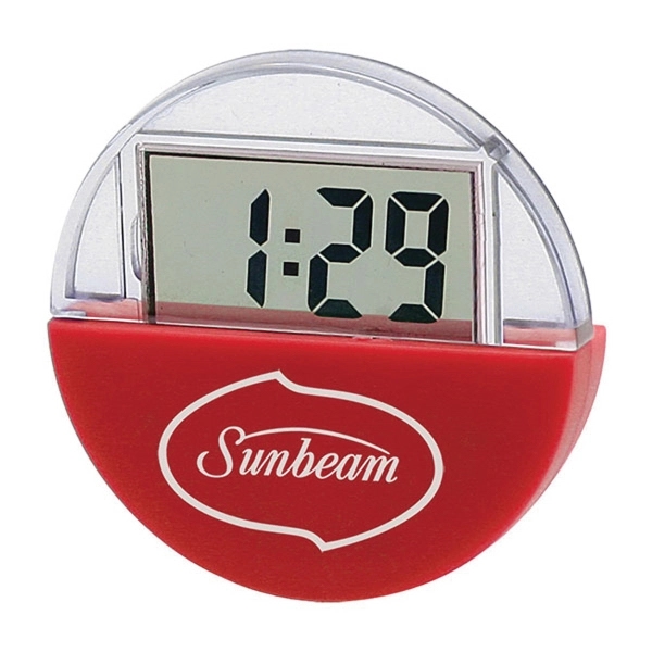 Suction Cup LCD Clock and Calendar - Image 2