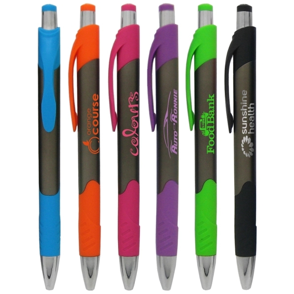 Union Printed, Tropical Colored "Maryland" Click Pen