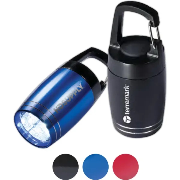 Baby Barrel 6 LED Torch with Carabiner - Image 1
