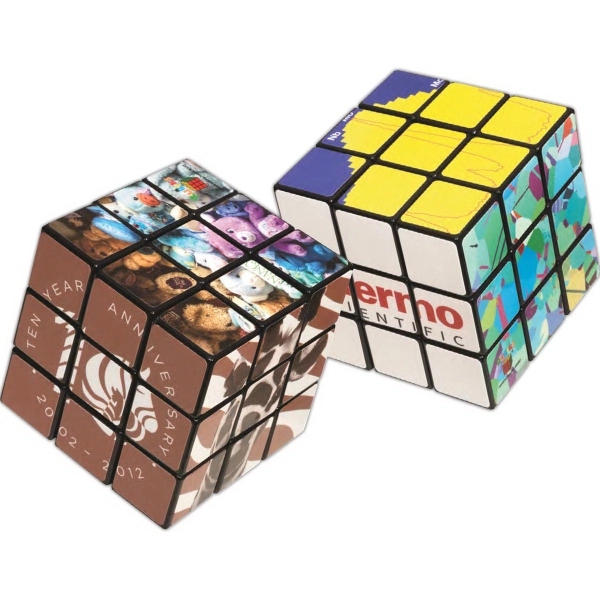 Rubik's® 9-Panel Full Custom Cube - Image 1