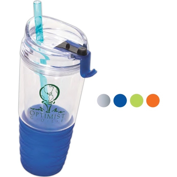 Quench™ Acrylic 22 oz. Tumbler with Straw - Image 1