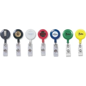 Round and Square Retractable Badge Holder