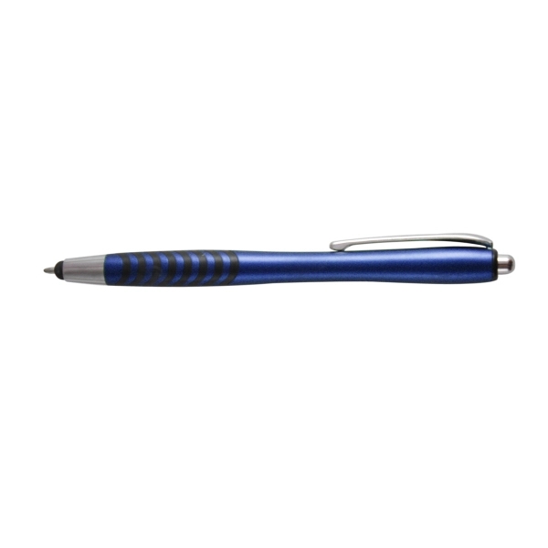 Plastic wavy grip stylus pen - Image 3