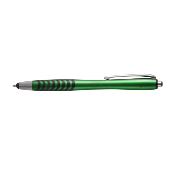 Plastic wavy grip stylus pen - Image 4