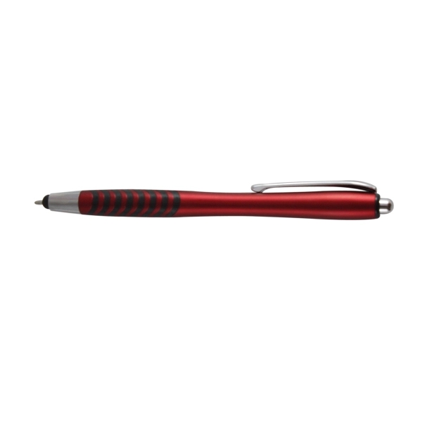 Plastic wavy grip stylus pen - Image 5