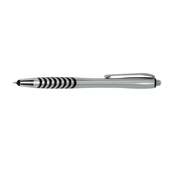 Plastic wavy grip stylus pen - Image 6