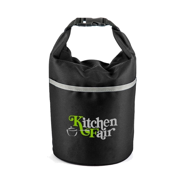Roll Top Bucket Cooler Lunch Bag - Image 3