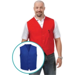 Unisex Button Vest