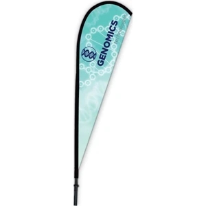 Teardrop  Flag Double sided  -FREE SHIPPING