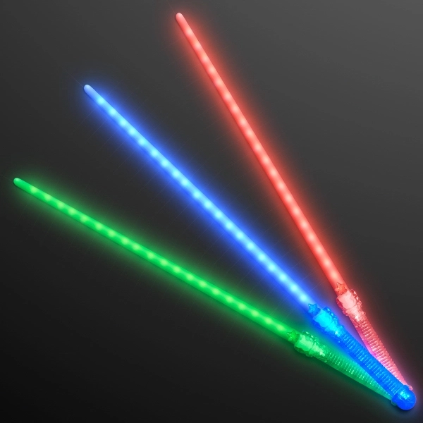 Flashing Assorted Play Light Up Sabers with 30 LEDs - Image 2