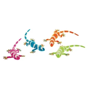 14" Glittered Geckos Assortment