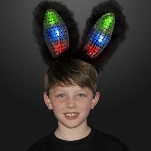 Light up bunny ears headband