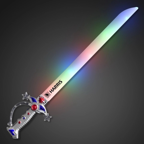 LED Swashbuckler Pirate Swords - 60 day overseas production - Image 1