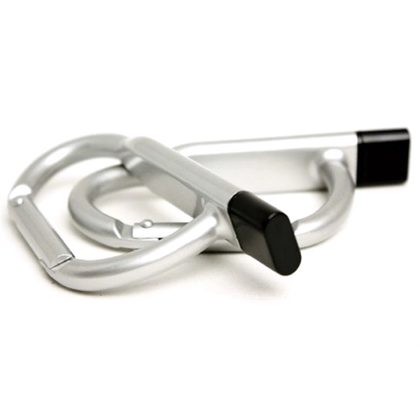 Carabiner USB - Aluminum carabiner shaped USB flash drive. - Image 3