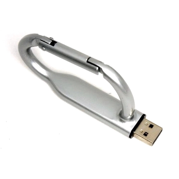 Carabiner USB - Aluminum carabiner shaped USB flash drive. - Image 6