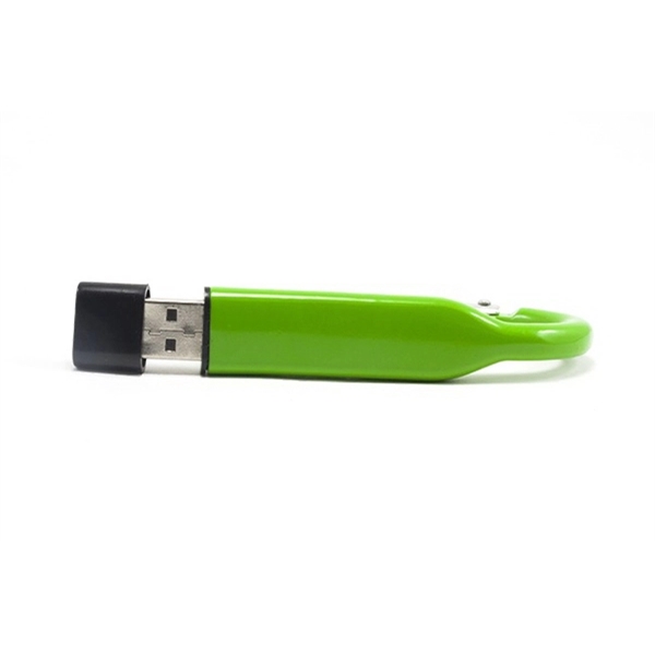 Carabiner USB - Aluminum carabiner shaped USB flash drive. - Image 7