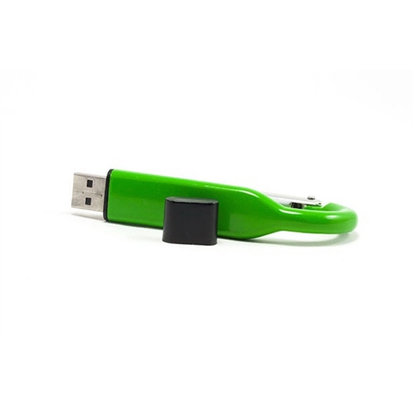 Carabiner USB - Aluminum carabiner shaped USB flash drive. - Image 8