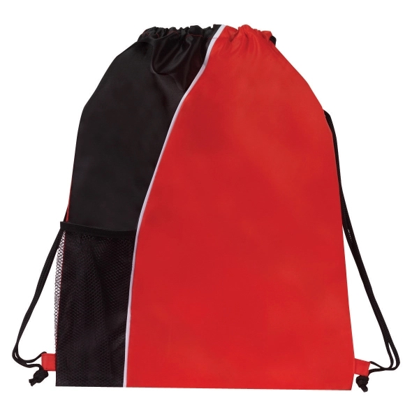 Sport Mesh Pocket Drawstring Backpack - Image 6