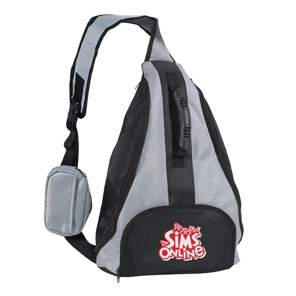 Jersey Mesh Cinch Bag - Image 3