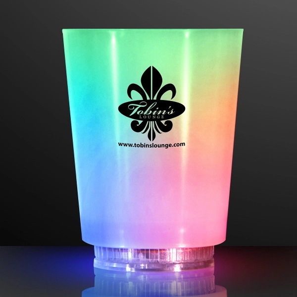 Light Up Frosted Short Glass - Image 2