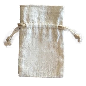 Linen Drawstring Bag - Blank