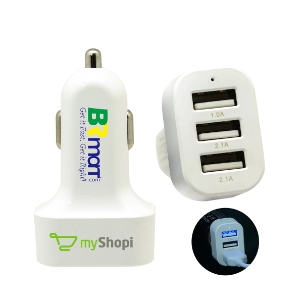 Dynamite Car Charger - White - Image 1