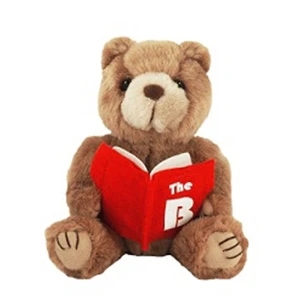 8" Library Bear with one color imprint