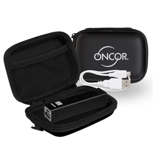 Rec Case with Metal Power Bank