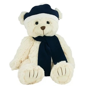 12" Winter Bear with one color imprint