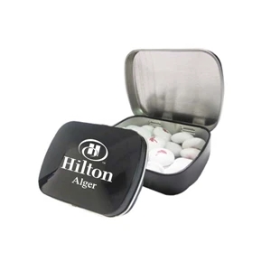 Domed Tin filled with Personalized Chocolate Buttons