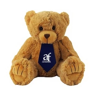 12" Peter Bear with tie and one color imprint