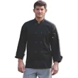 French Knot Chef Coat - Black