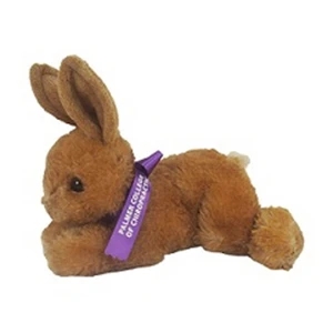 8" Bitty Bunny with ribbon and one color imprint