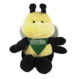 10" Bee with bandana and one color imprint