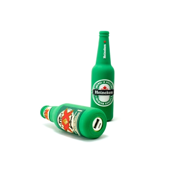 Custom PVC Power Bank - Beer Bottle Shaped - Image 1