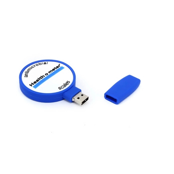 Custom 2D PVC USB Flash Drive - Magnifying Glass Shaped - Image 3
