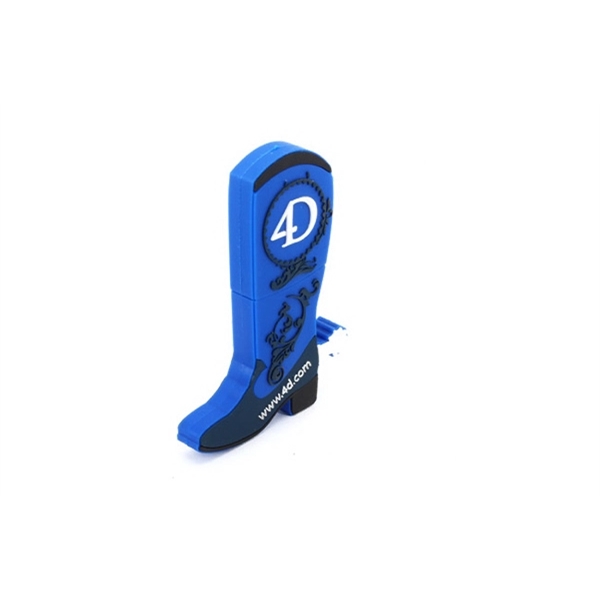 Custom 2D PVC USB Flash Drive - Martin Boots Shaped - Image 6