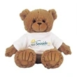 9" Tan Peter Bear with T-shirt and full color imprint