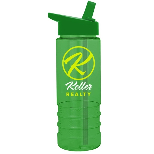 Salute-2, 24 oz Tritan™ Bottle with Flip Straw Lid - Image 2