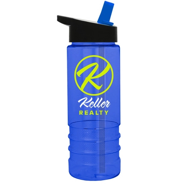 Salute-2, 24 oz Tritan™ Bottle with Flip Straw Lid - Image 5