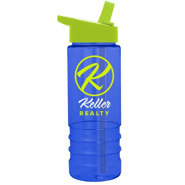 Salute-2, 24 oz Tritan™ Bottle with Flip Straw Lid - Image 1
