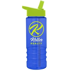 Salute-2, 24 oz Tritan™ Bottle with Flip Straw Lid