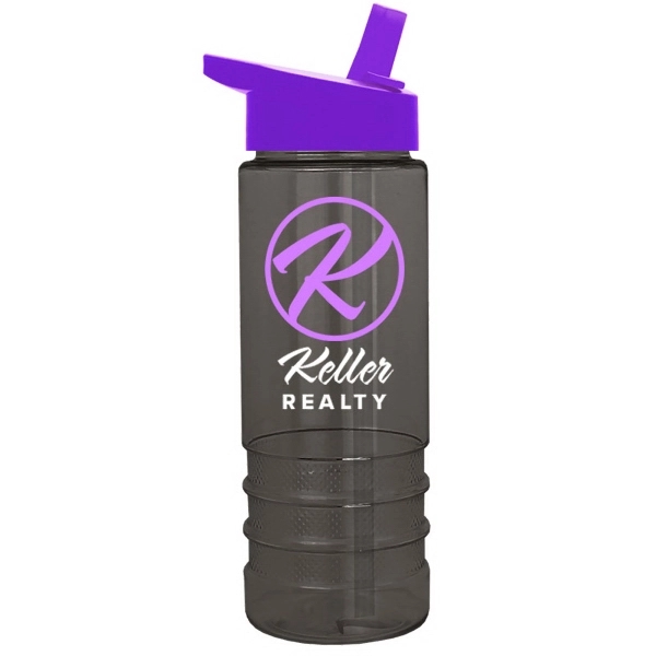Salute-2, 24 oz Tritan™ Bottle with Flip Straw Lid - Image 8