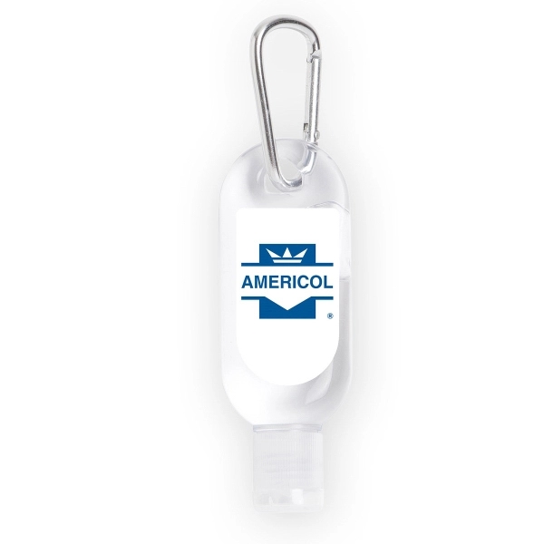 Hand Sanitizer with Carabiner - Image 1