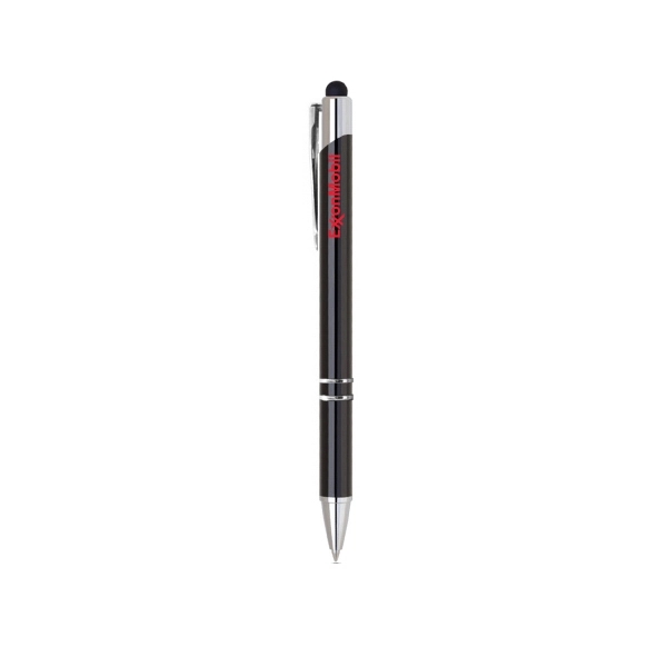 Click Action Anodized Stylus Ballpoint Pen - Image 2