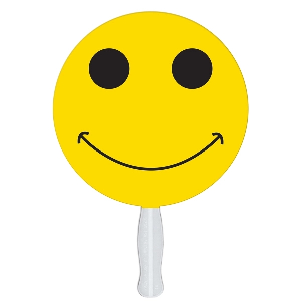Smiley Face Hand Fan - Image 2