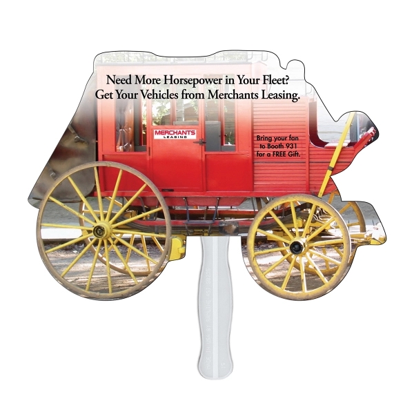 Stage Coach Hand Fan - Image 2